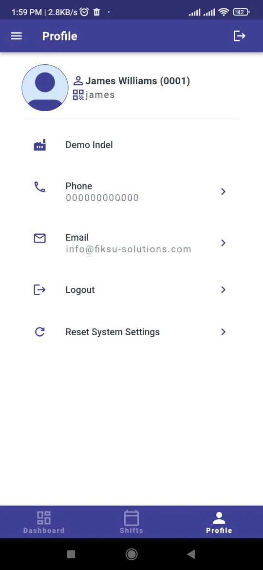 INDEL screenshot