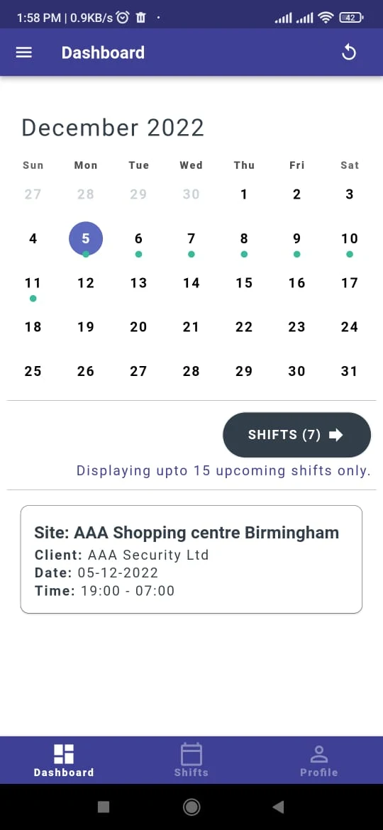 INDEL screenshot